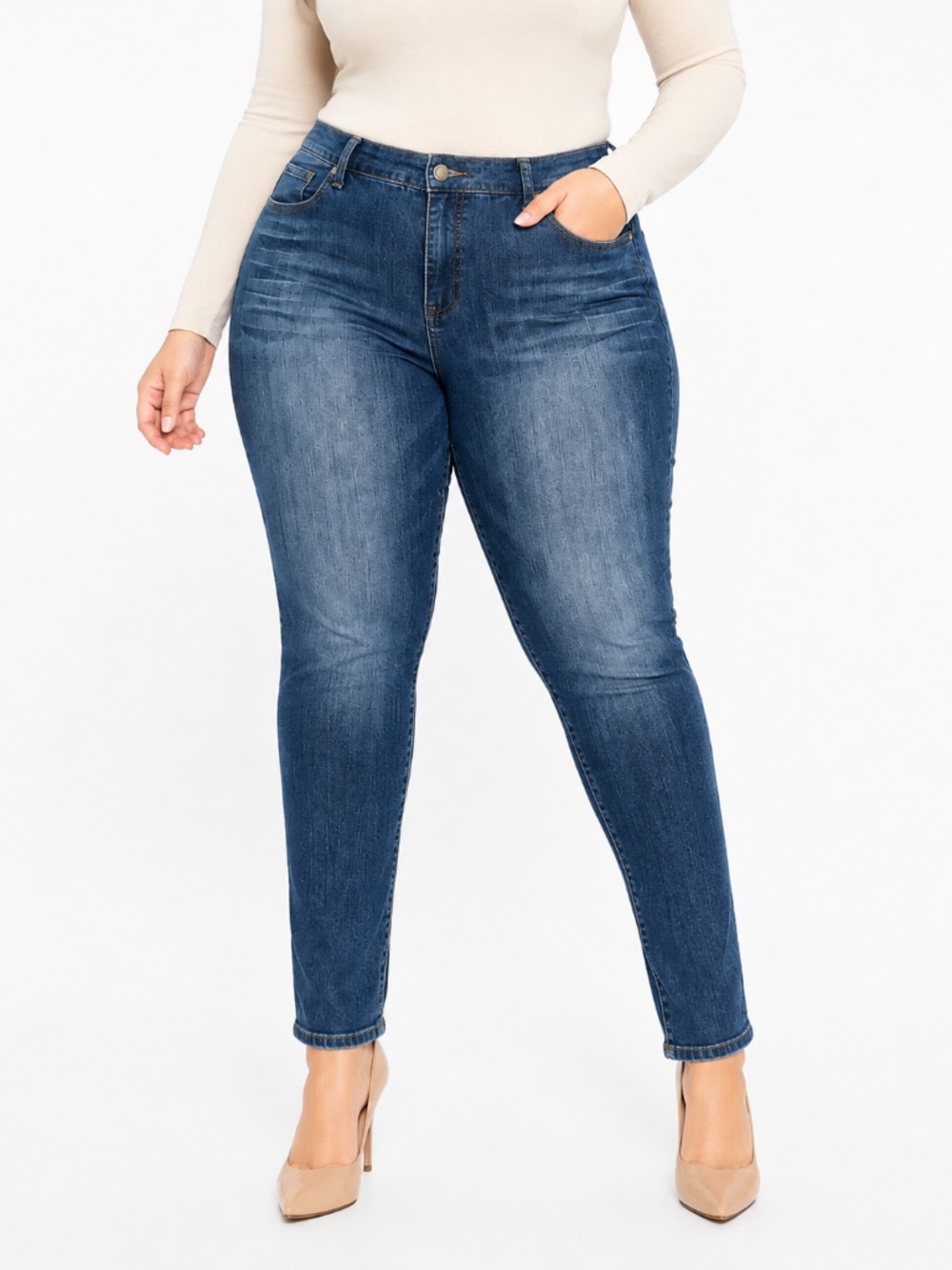 TORRID Skinny Jeans Medium Wash Size 20T